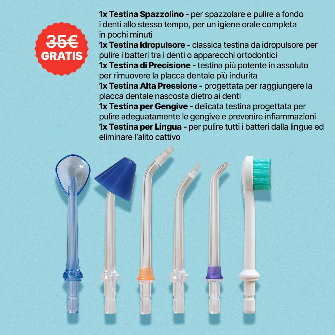 OraSmile - Idropulsore Dentale - 50% di Sconto + PRODOTTI IN REGALO
