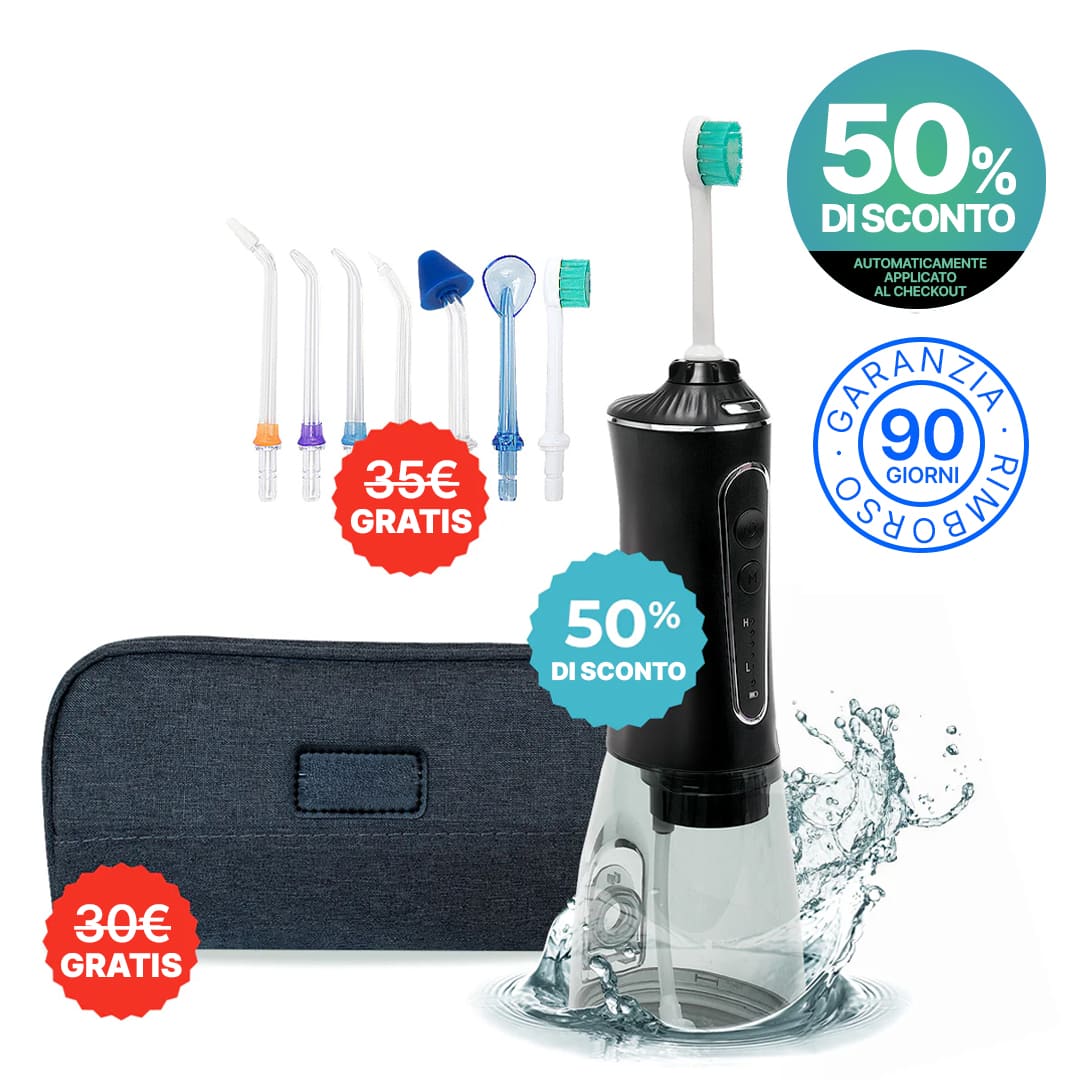OraSmile - Idropulsore Dentale - 50% di Sconto + PRODOTTI IN REGALO